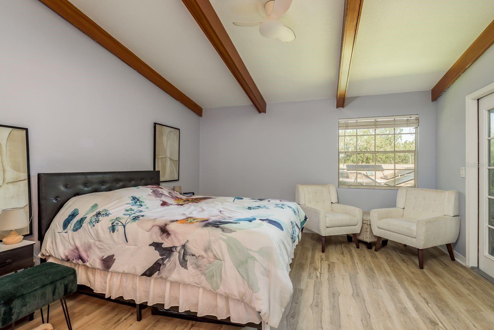 Lots of Natural light in this space that leads out to the screened porch