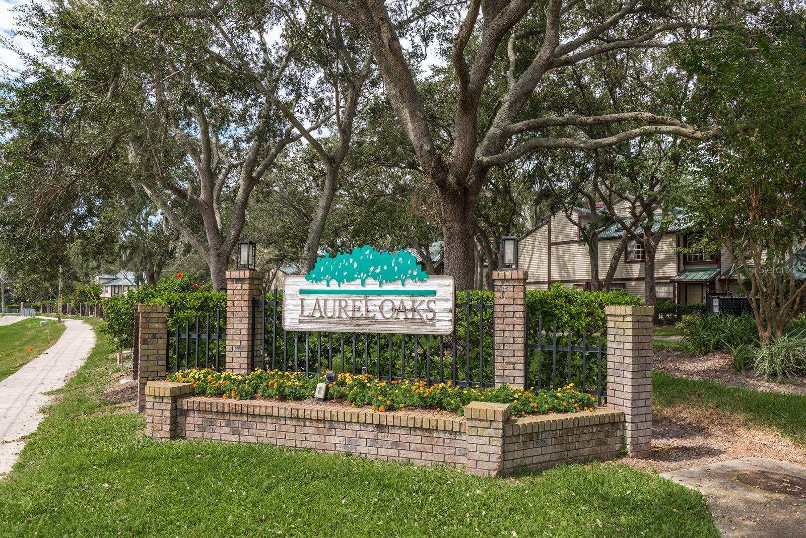 Entry to Laurel Oaks from Curlew Rd