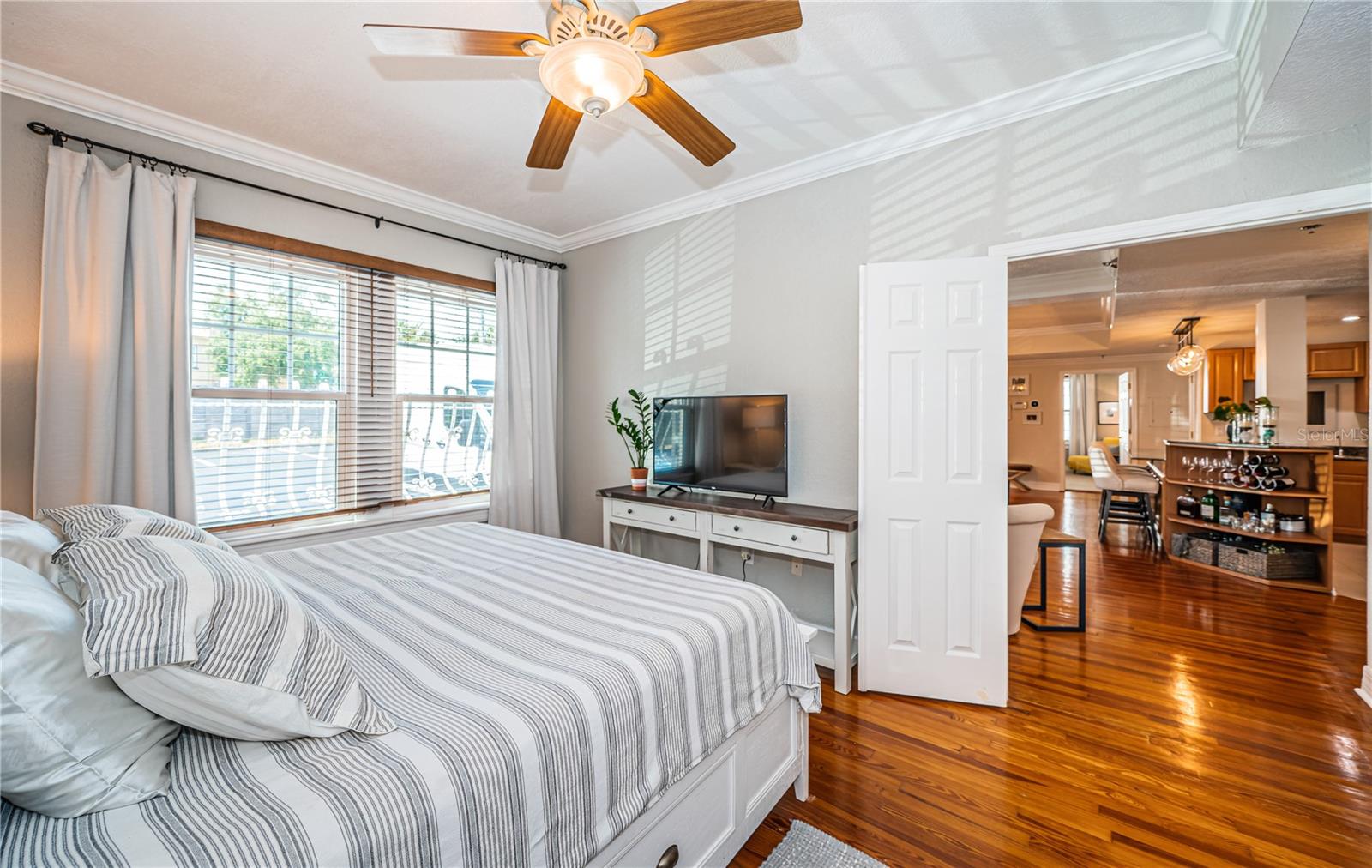 Primary Bedroom with walk in closet and ensuite bath