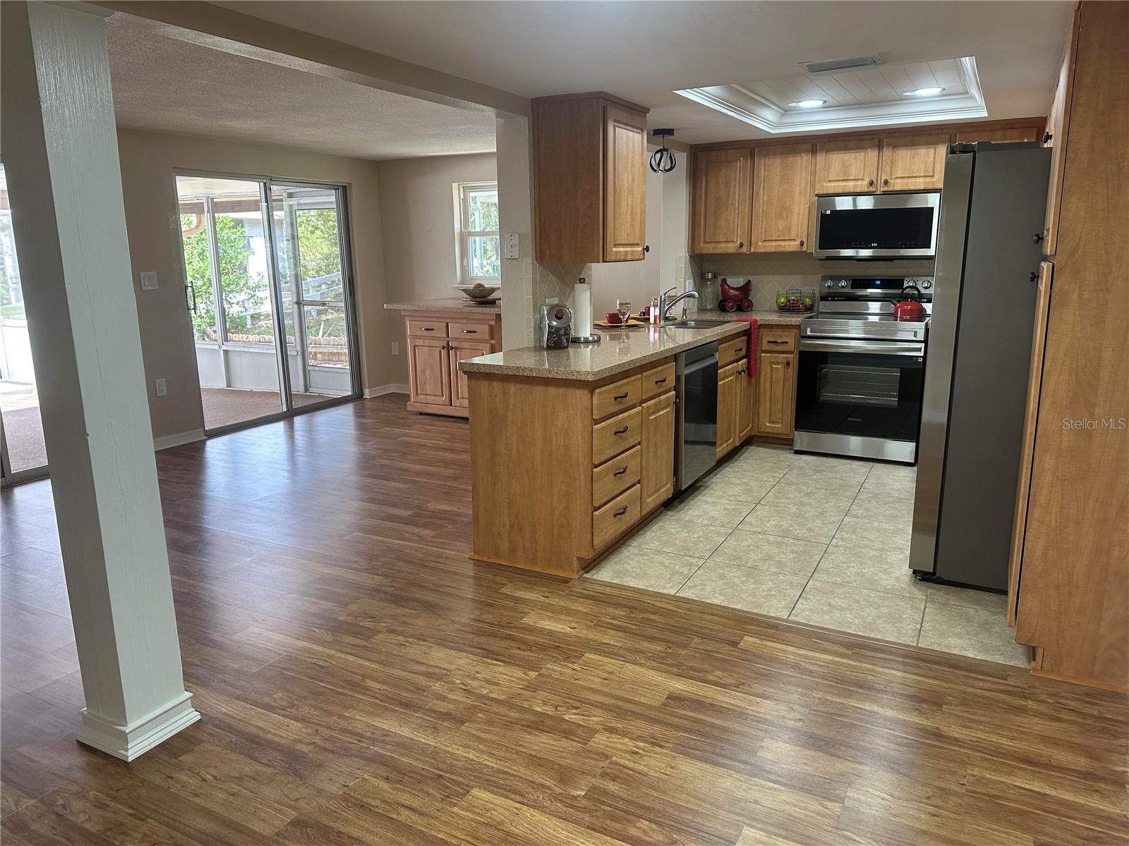 Kitchen and Family Room