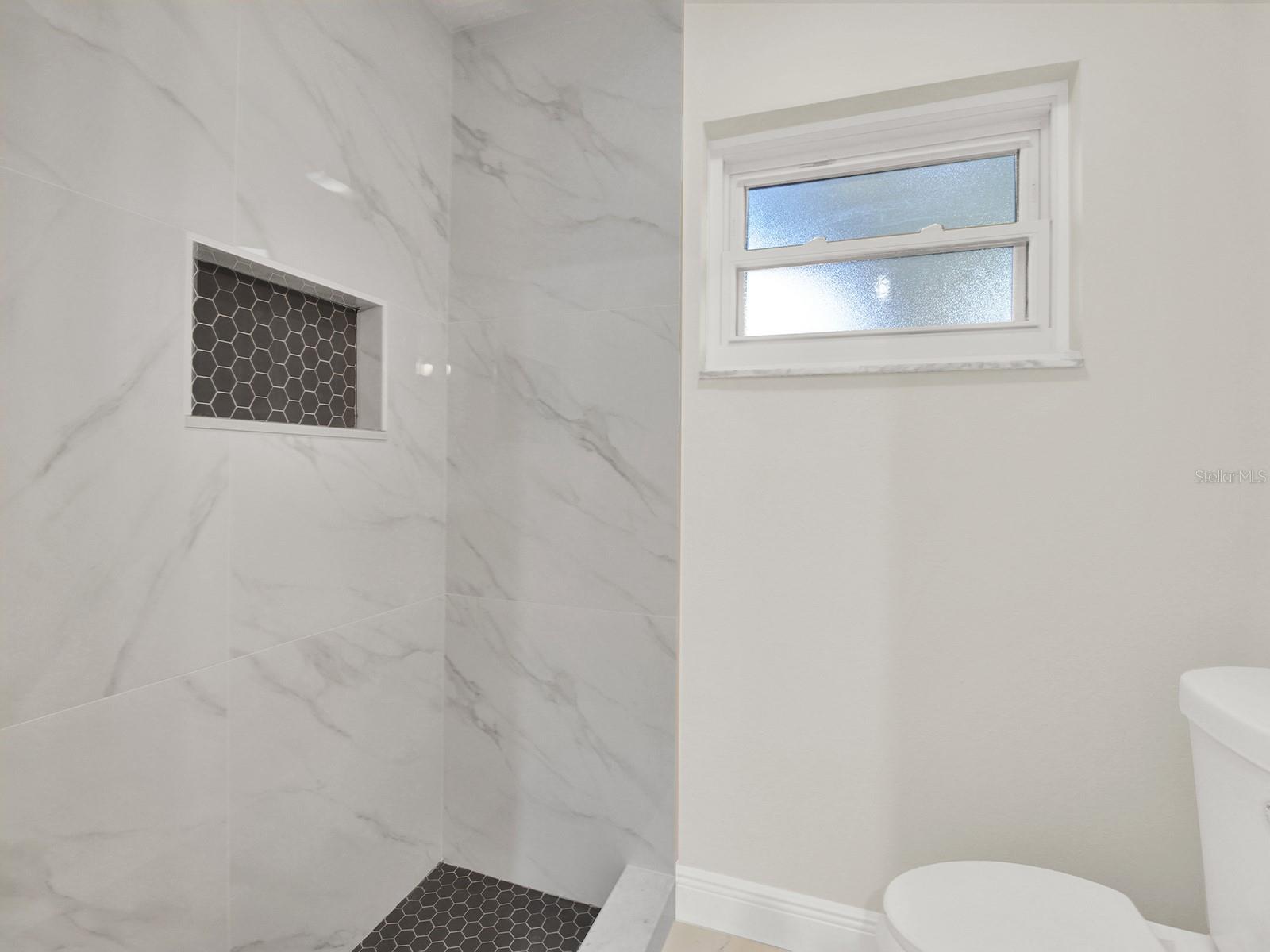 Shower in master bath