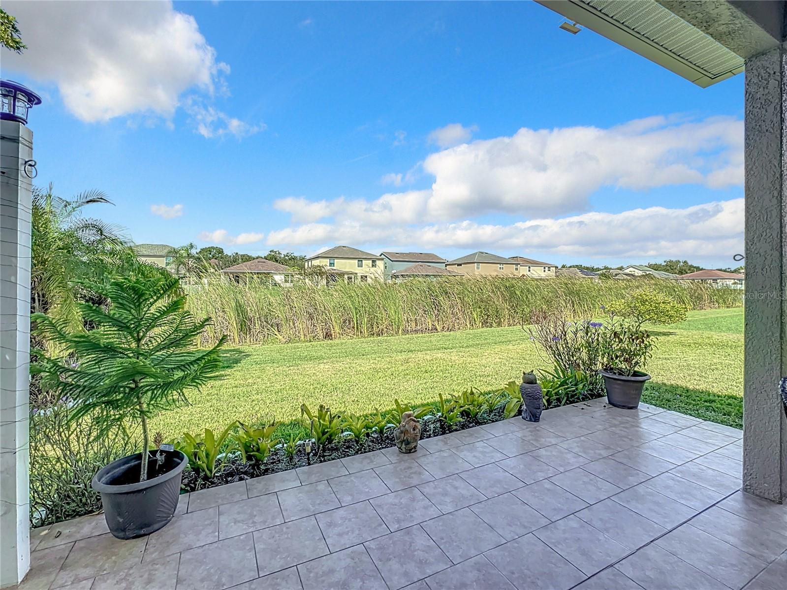 Patio facing view