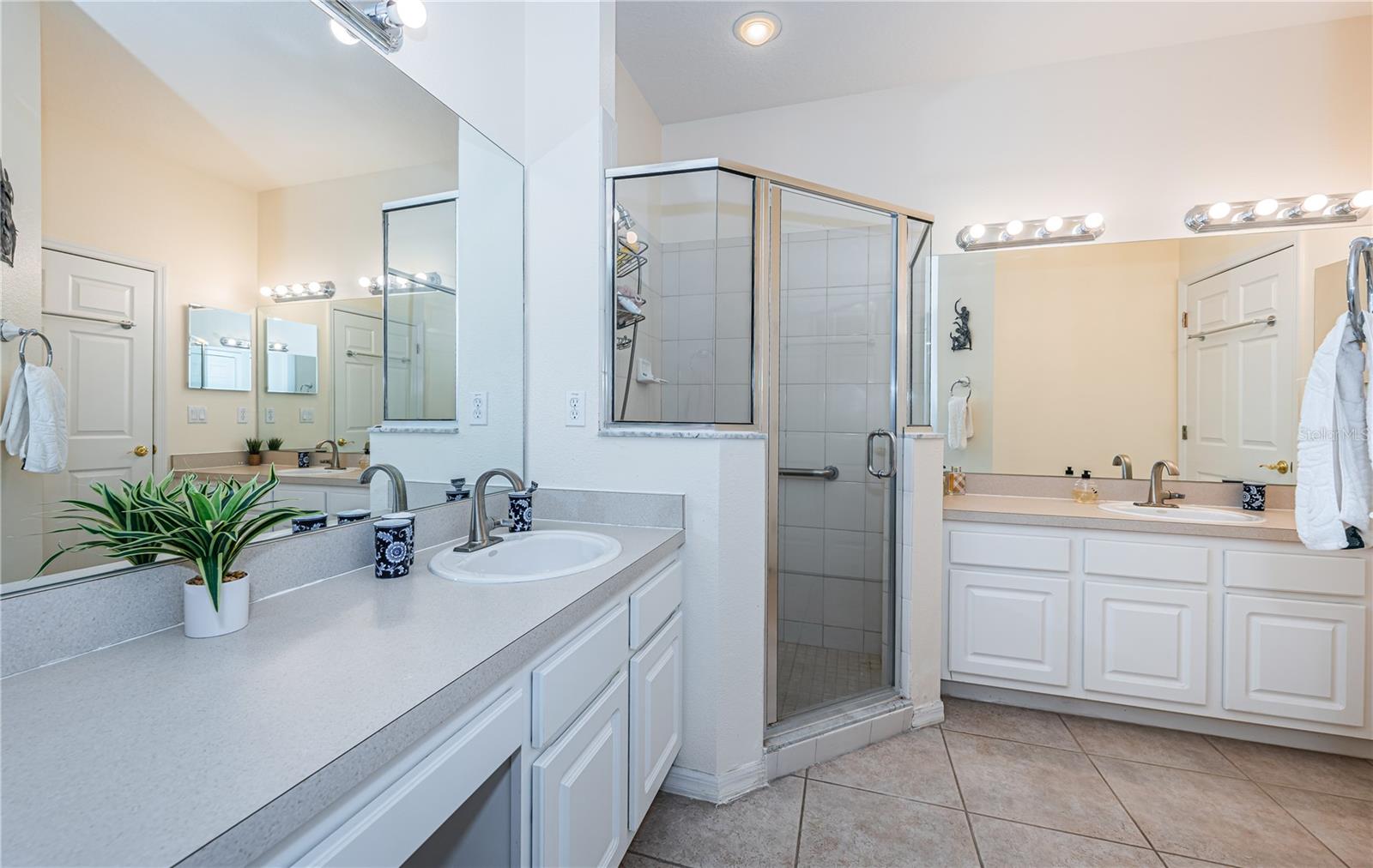 Master Bath w/ vanity/ stand-up shower