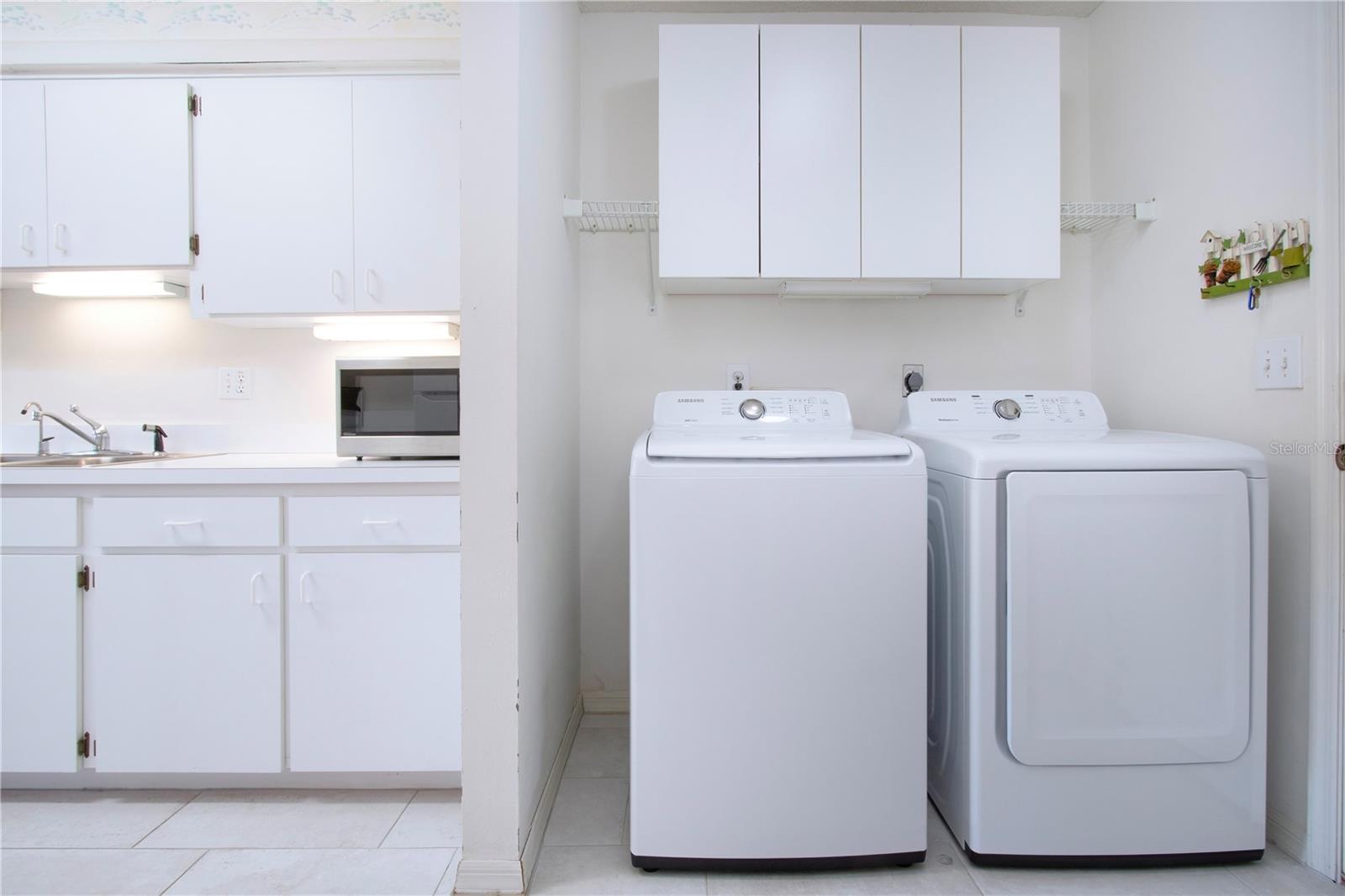 New washer and dryer