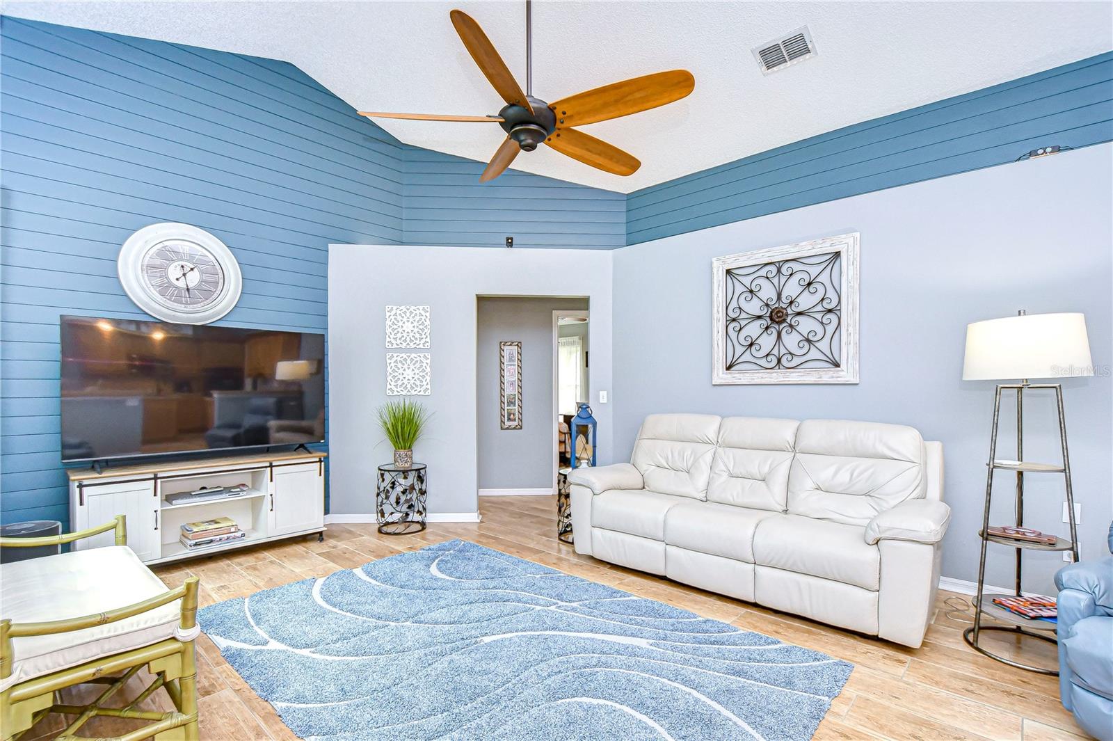 Family room features tons of space to relax or entertain!