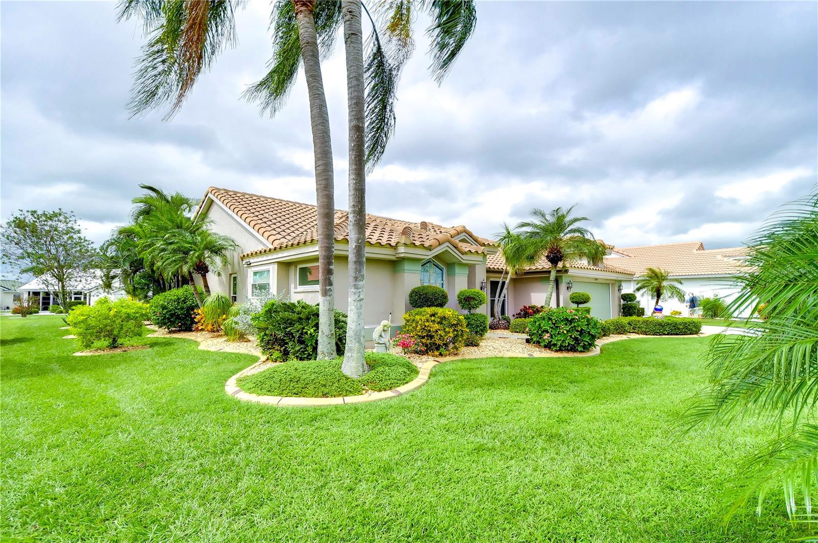 Take in the views of the luscious landscaping!