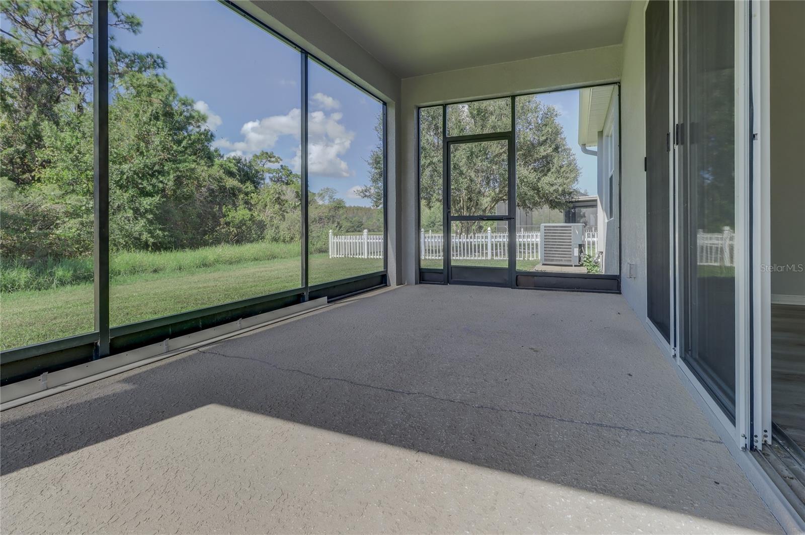 screened patio