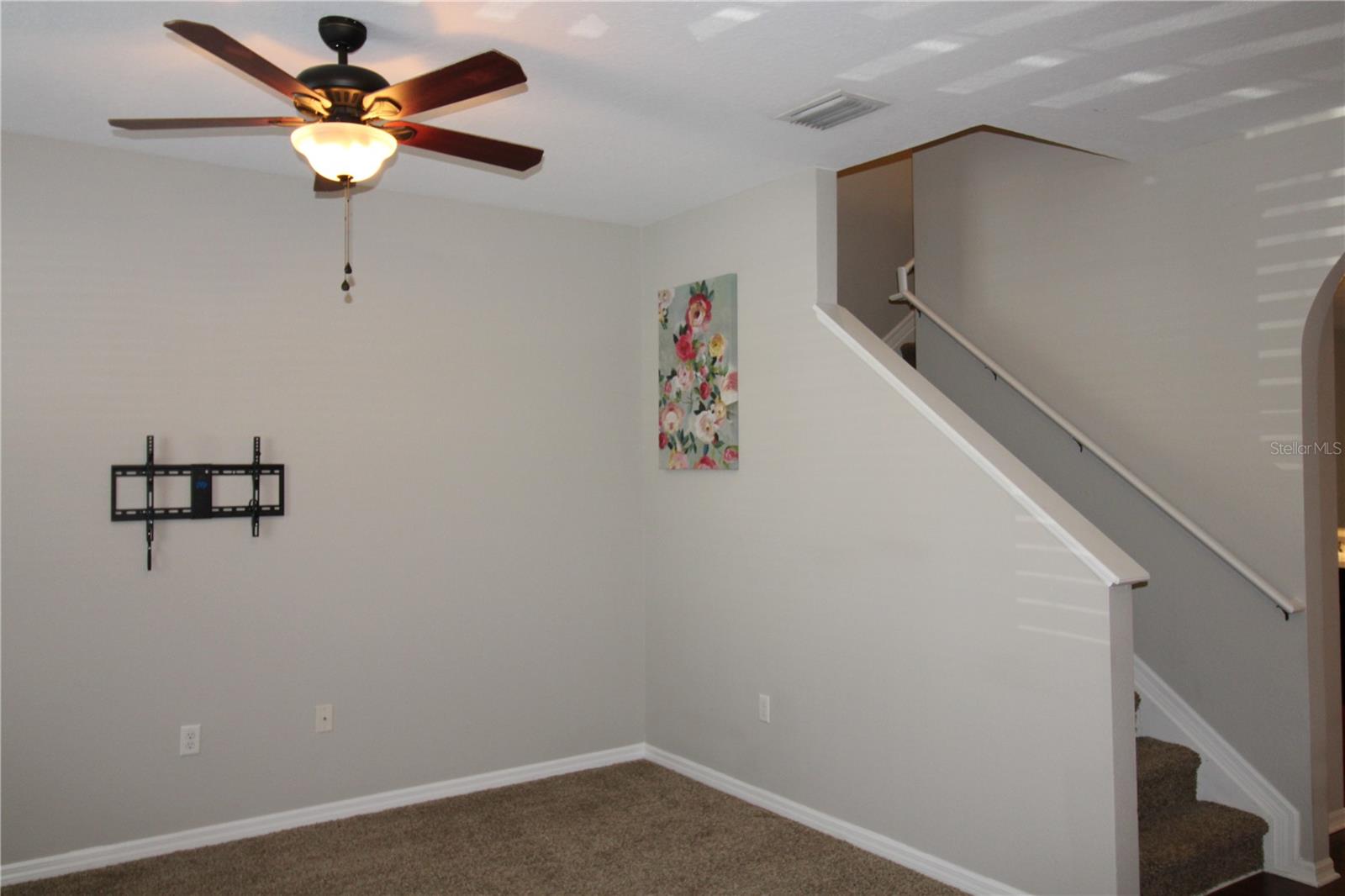 Living Room stairs to 2nd floor