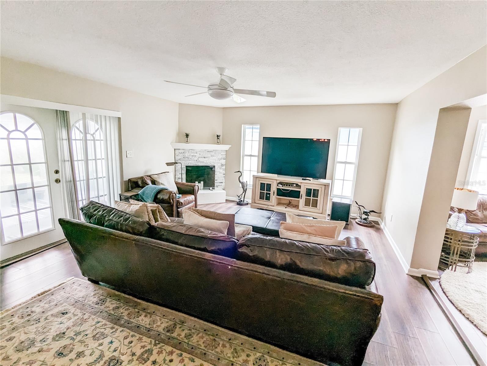 Photos are from Pre-Hurricane Helene. Family Room