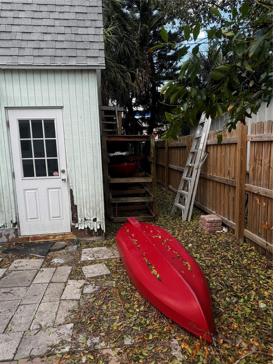 Behind/Side of Shed