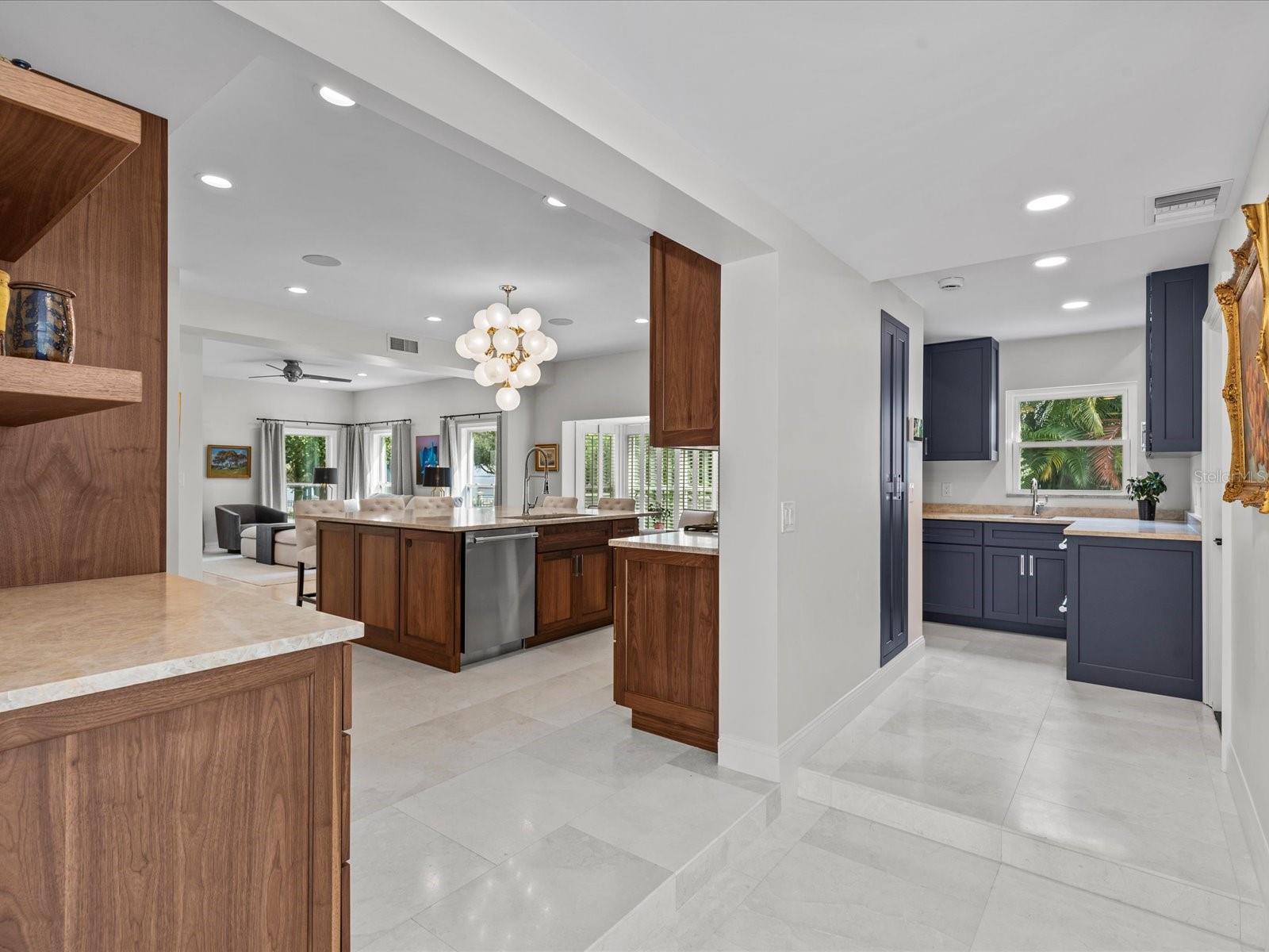 Fully custom kitchen with integrated Thermidor appliance suite