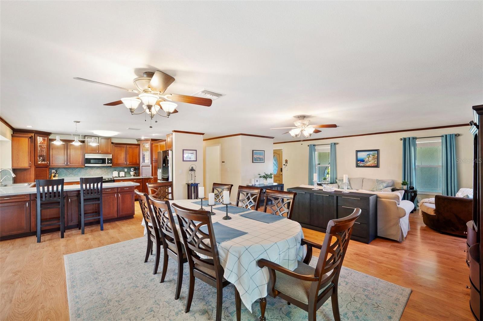 View from Dining Room into Kitchen.