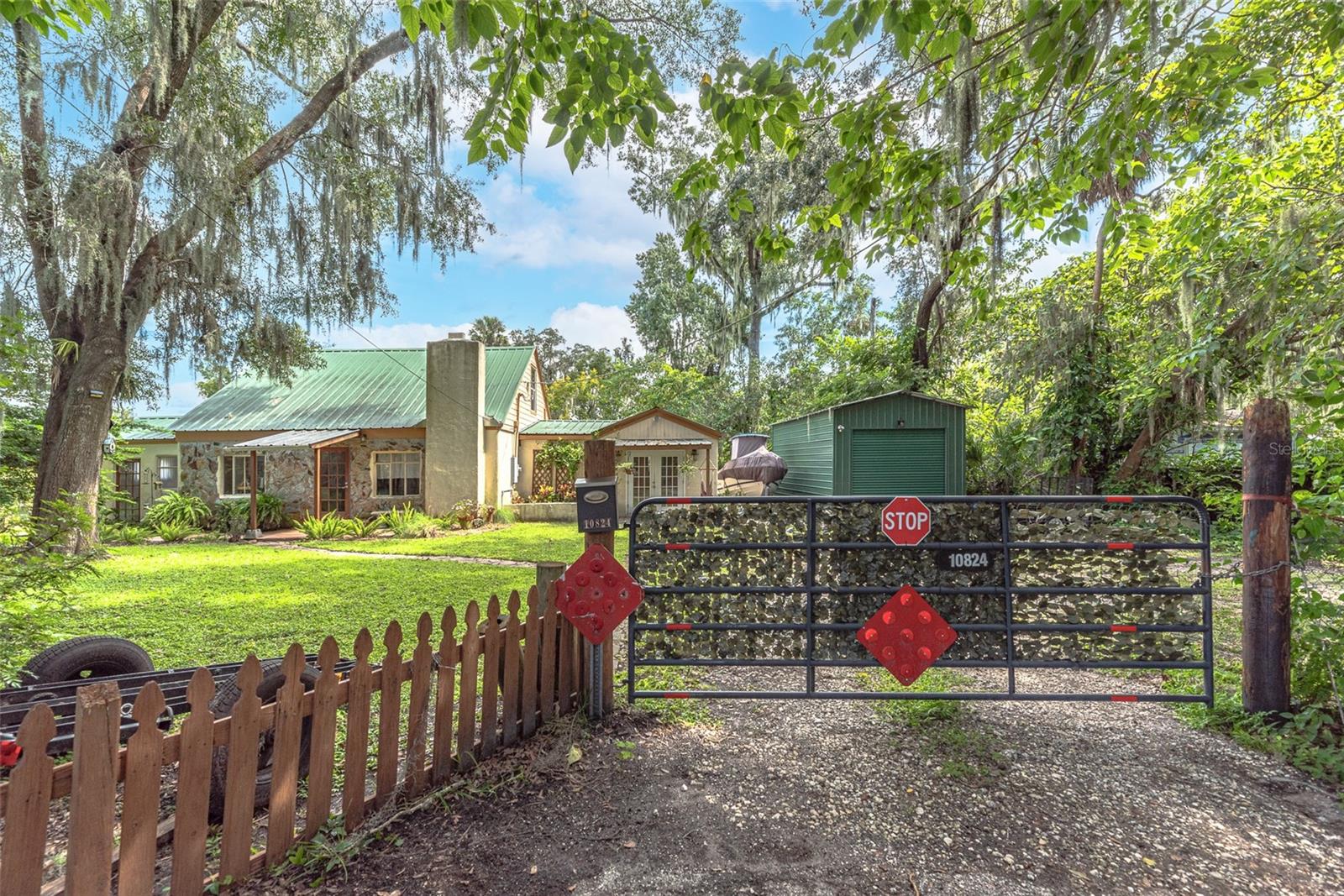 Gated entrance