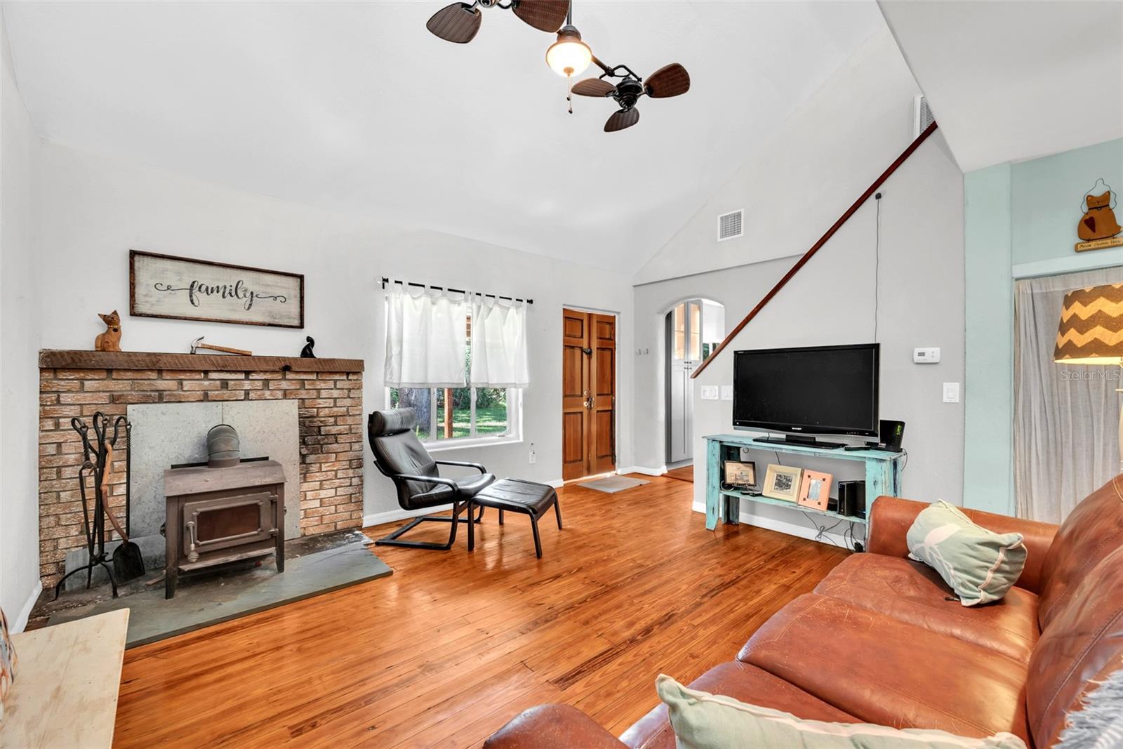 Primary Bedroom with access to front patio