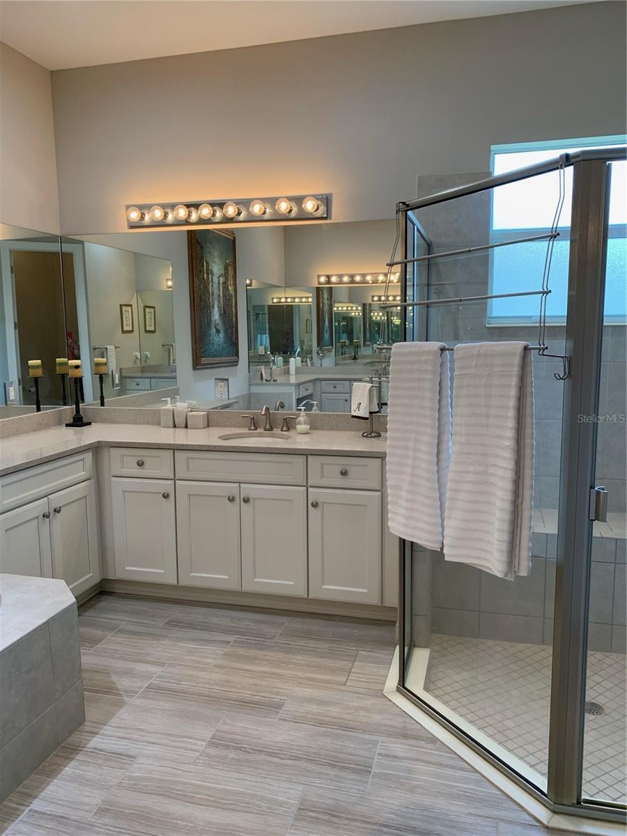 master bath duo sink areas