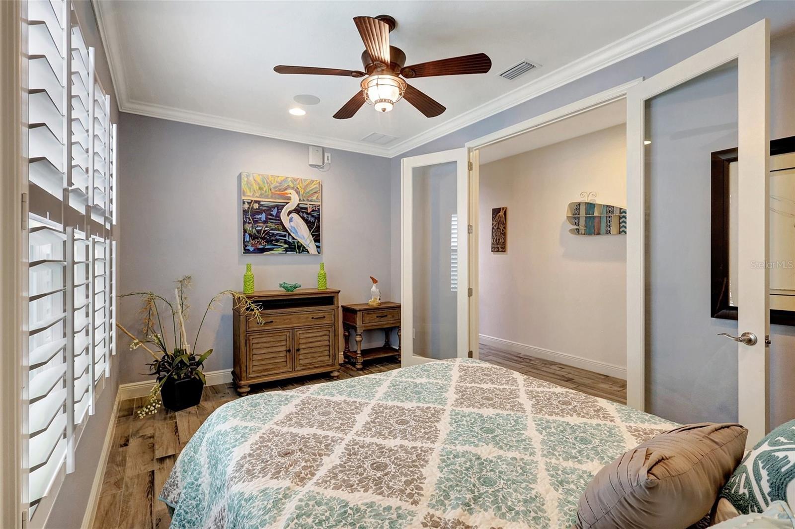 Office/Den w/Glass French Doors