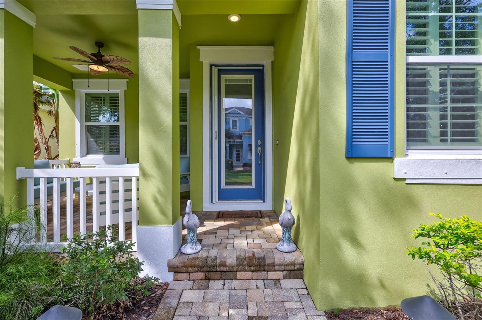 Front Entrance with covered patio