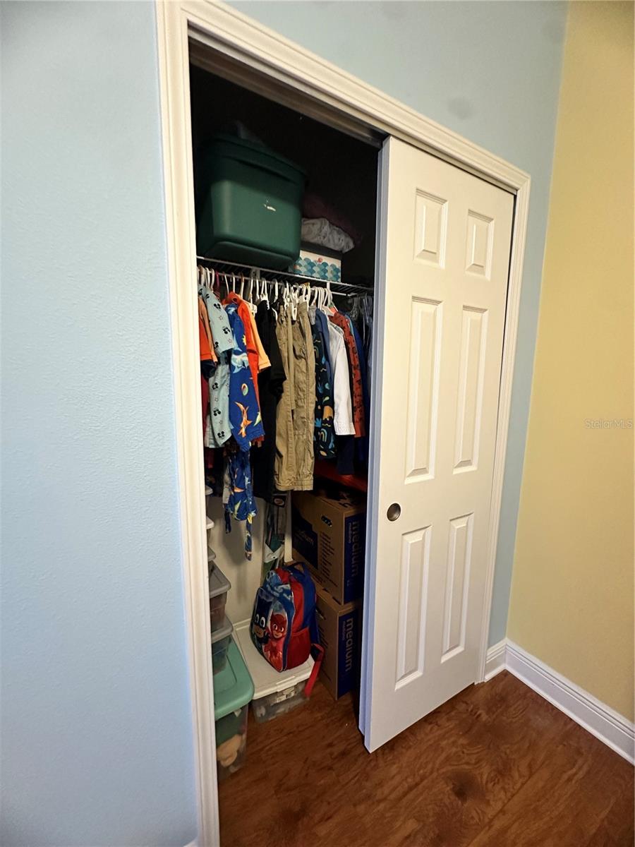 3rd bedroom closet