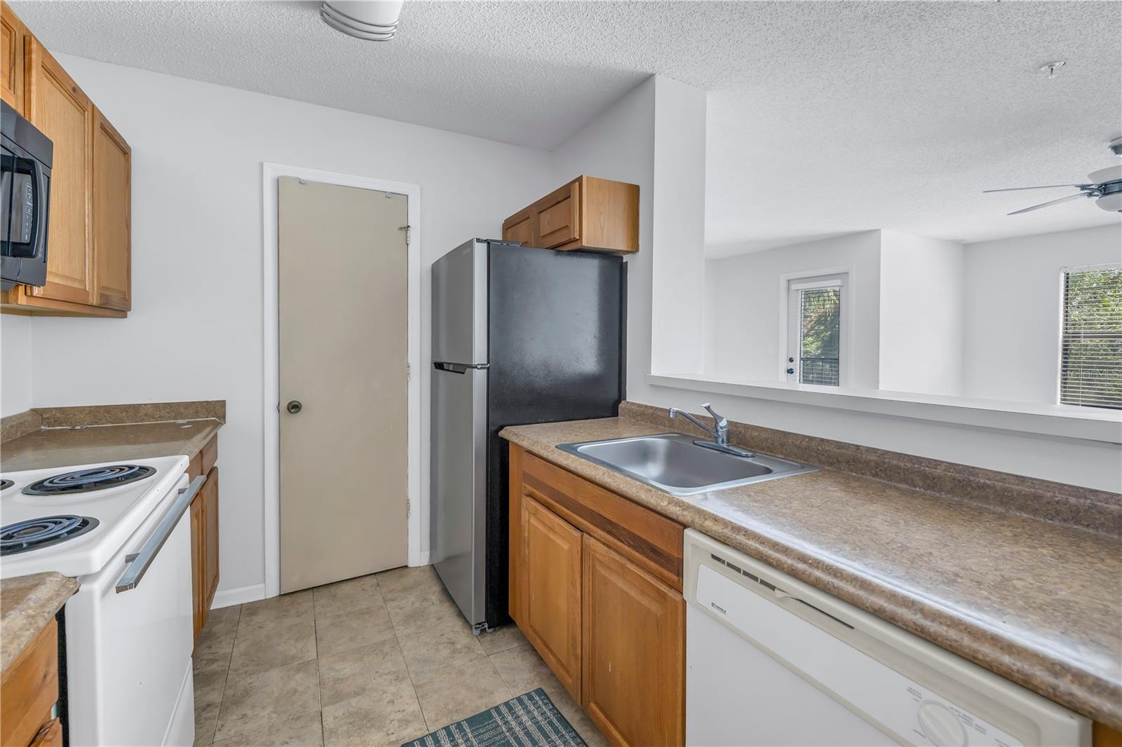 Kitchen open to Living Room