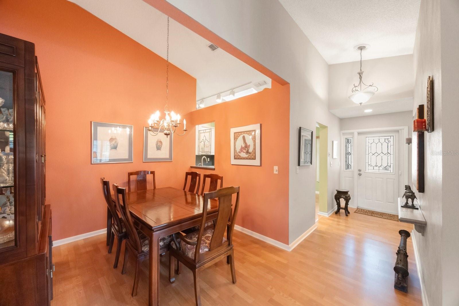 Dining room separate from kitchen and living/great room