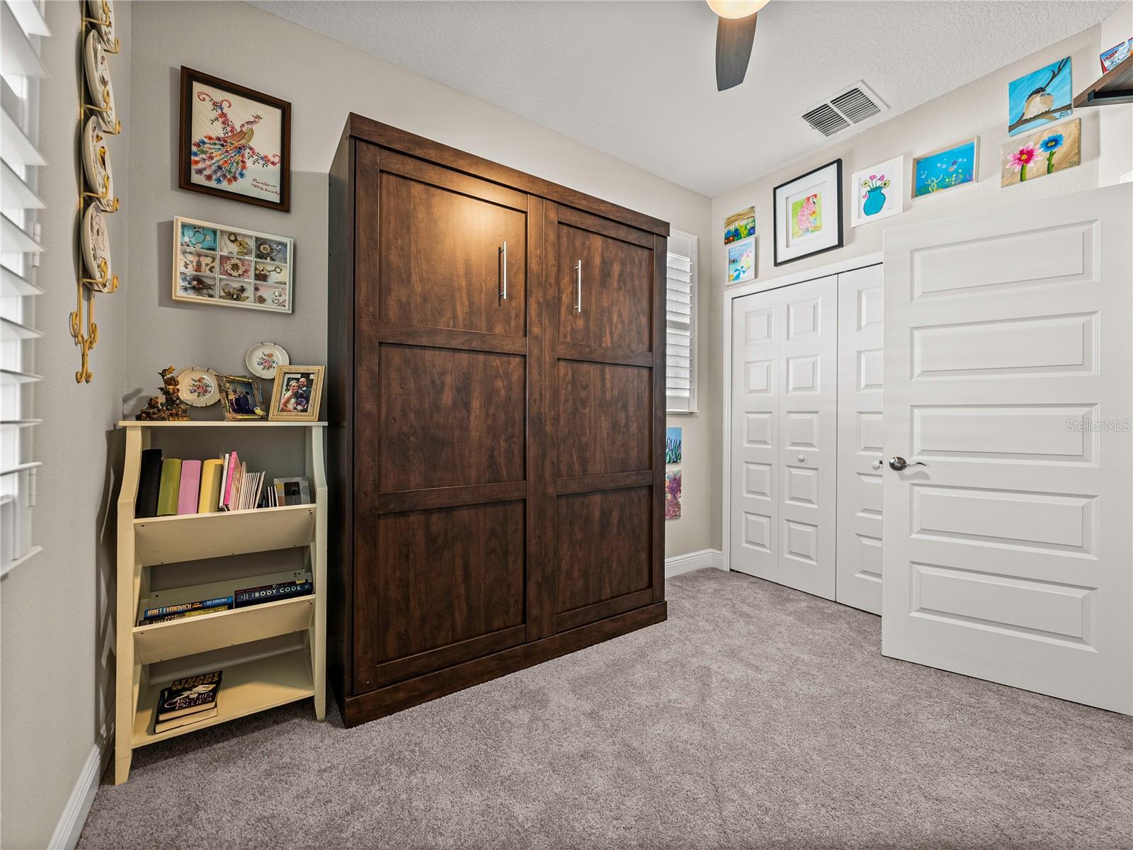 Second Bedroom with Murphy Bed Up