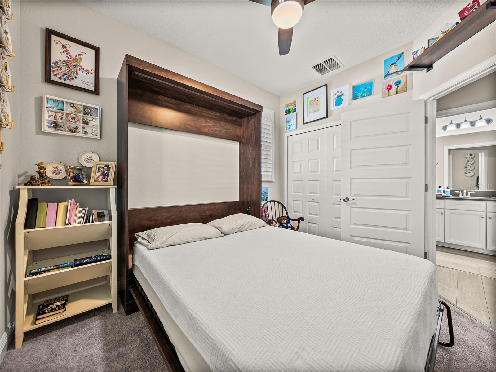 Second Bedroom with Murphy Bed Down