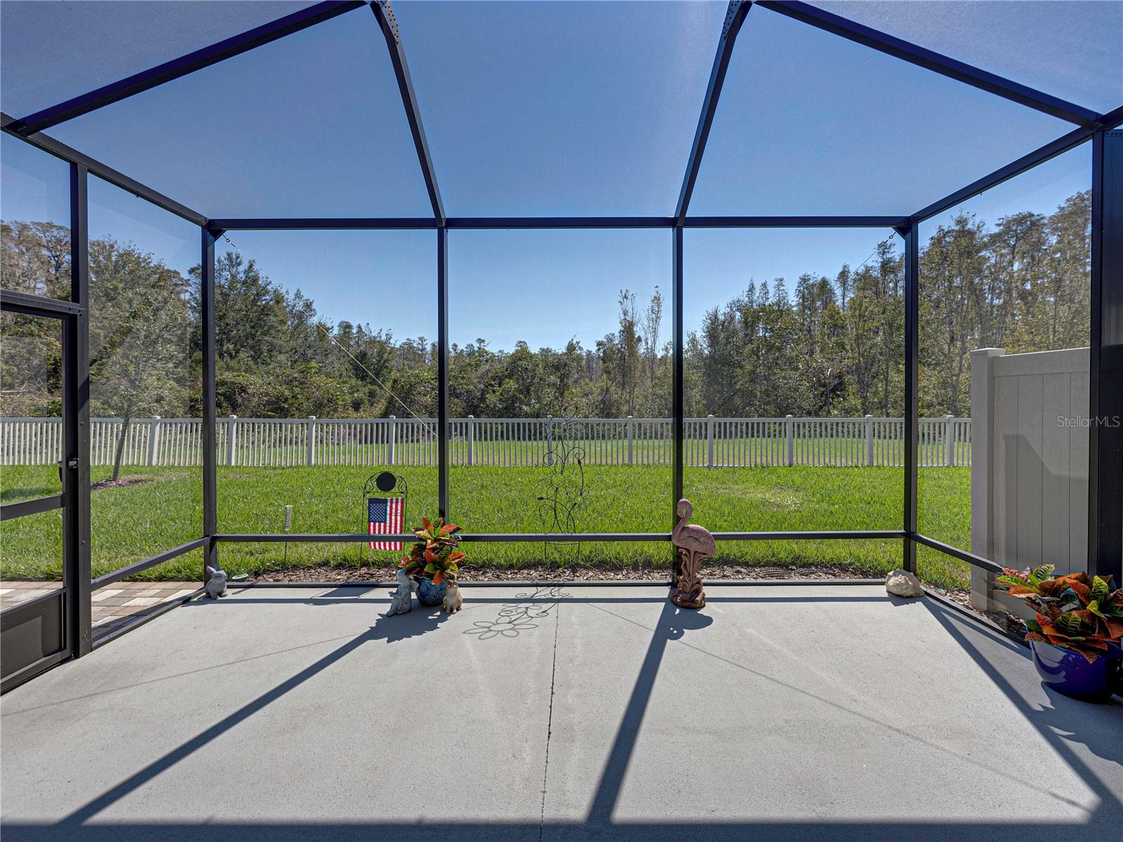 Rear Screened Patio