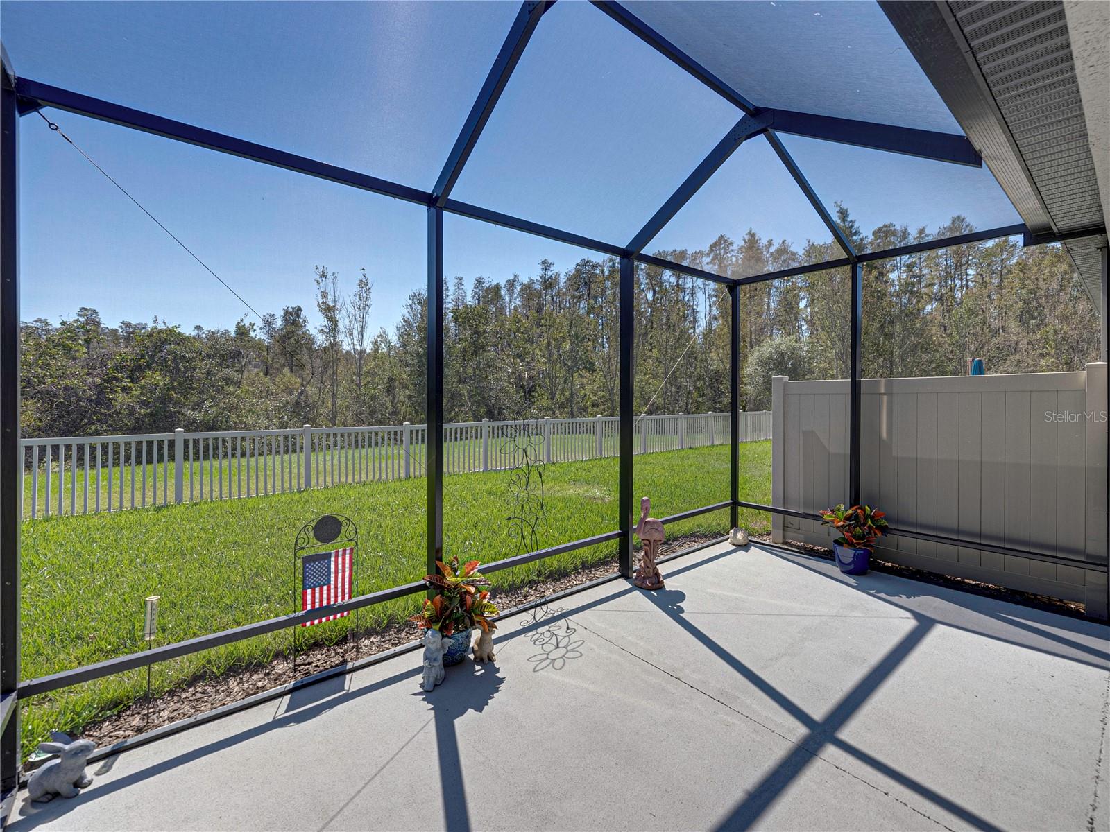 Rear Screened Patio