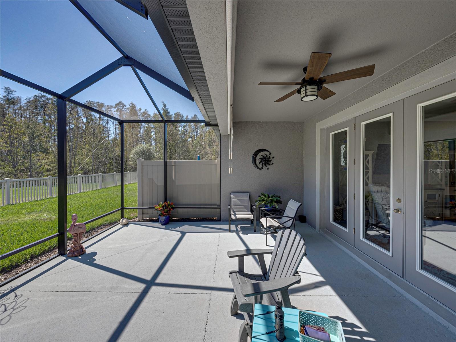 Rear Covered Screened Lanai