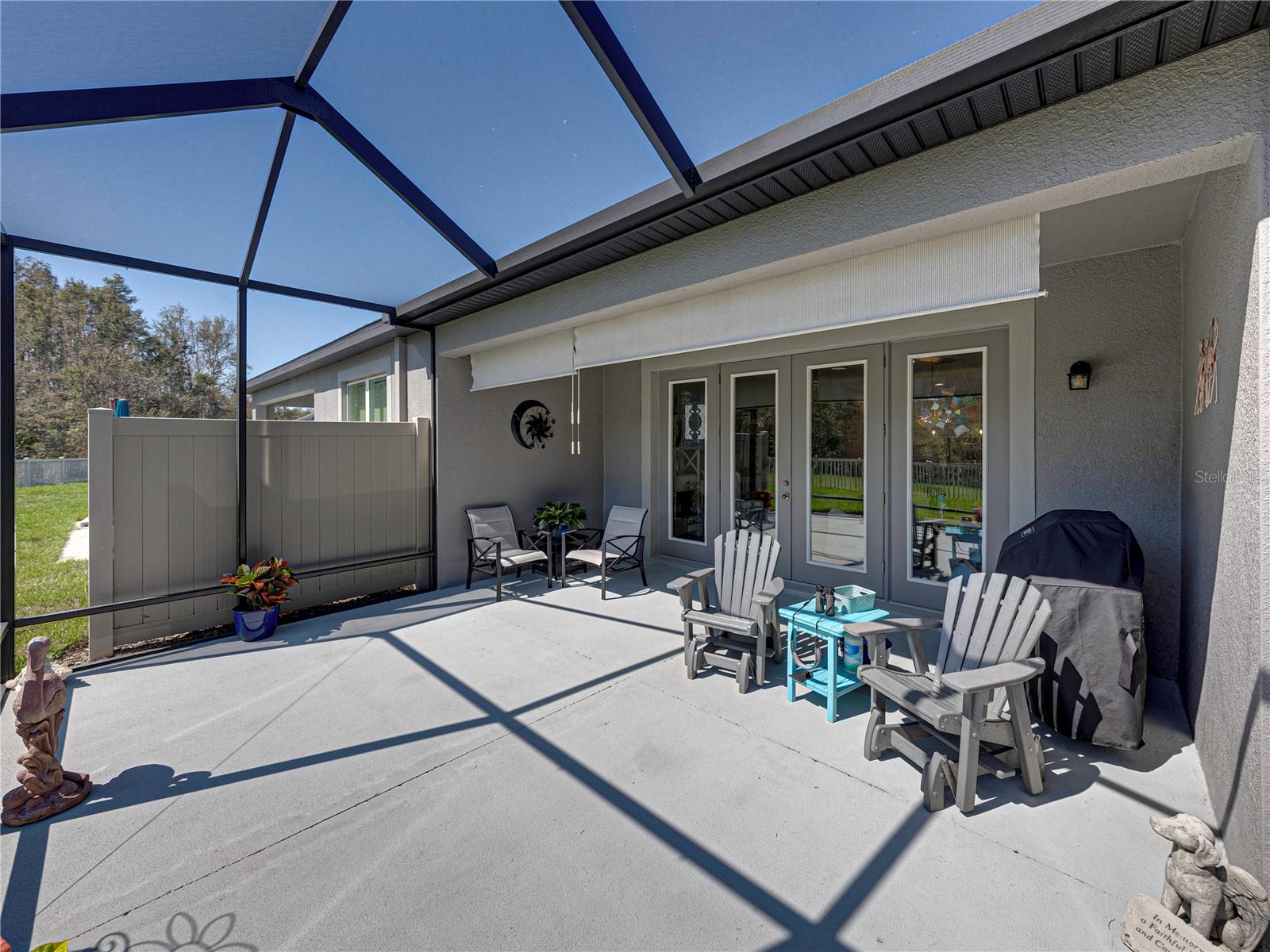 Rear Covered Screened Lanai