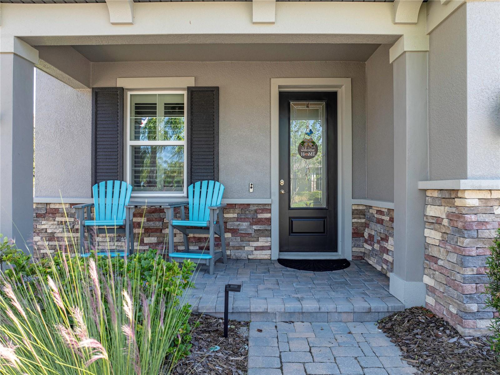 Front Covered Paver Patio