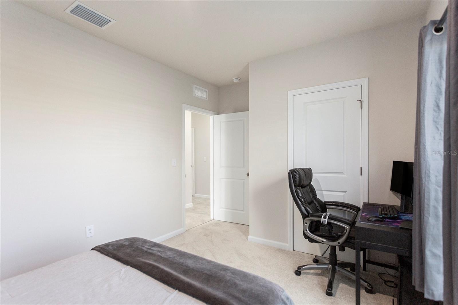 Bedroom 2 showing Built in closet