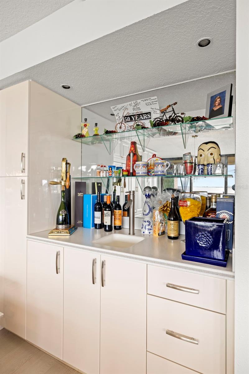 WET BAR WITH STORAGE