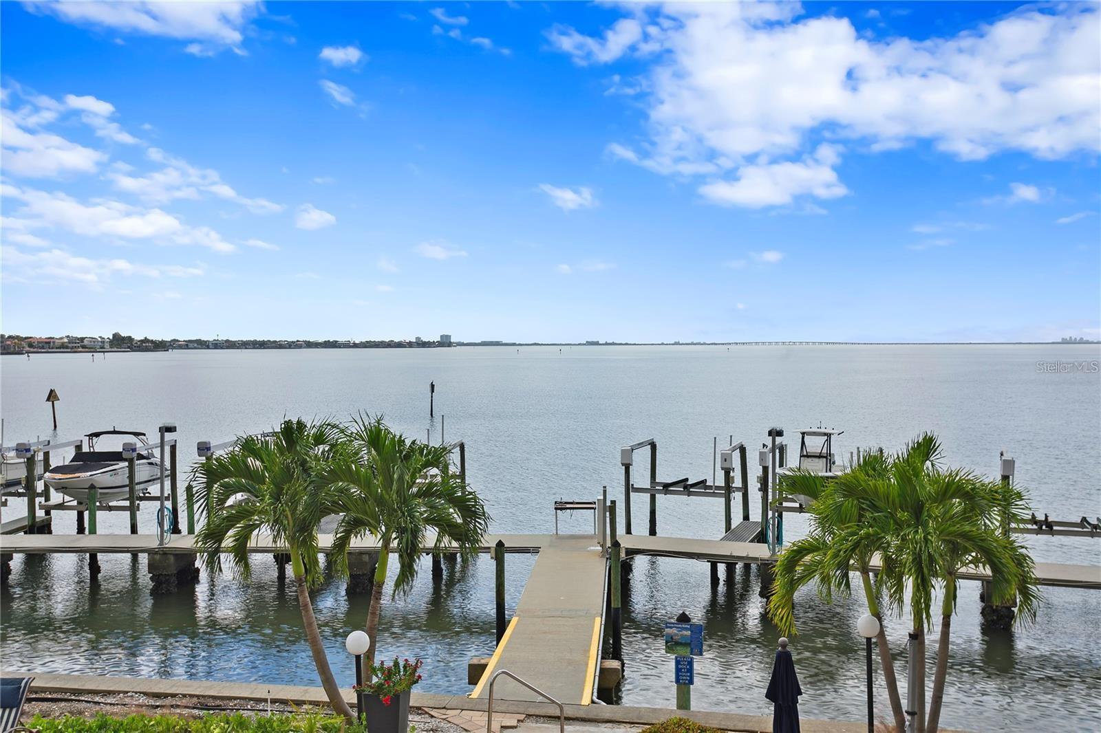 BOAT DOCK WITH ASSIGNED BOAT SLIP WITH LIFT