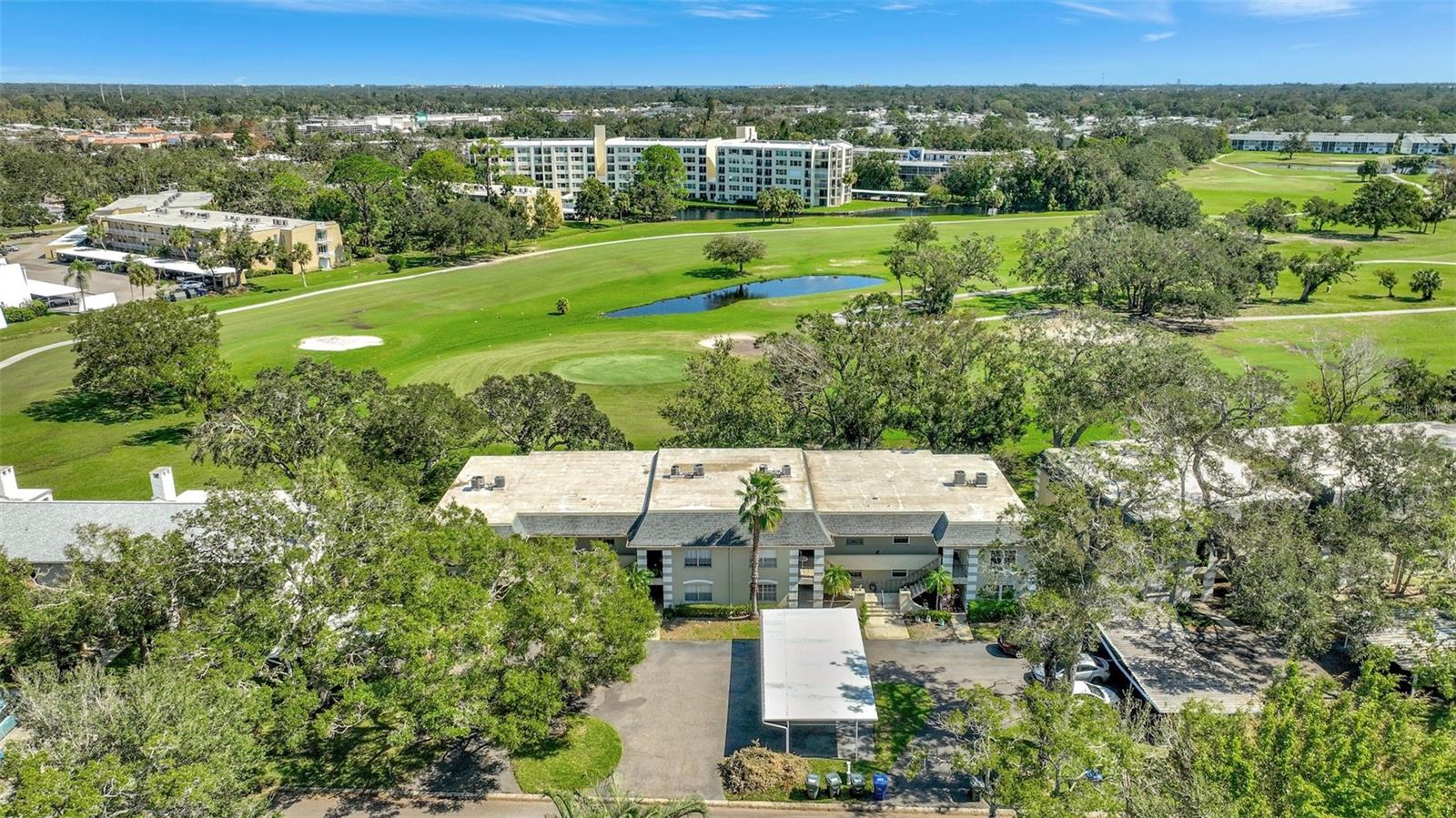 Building and Golf Course views