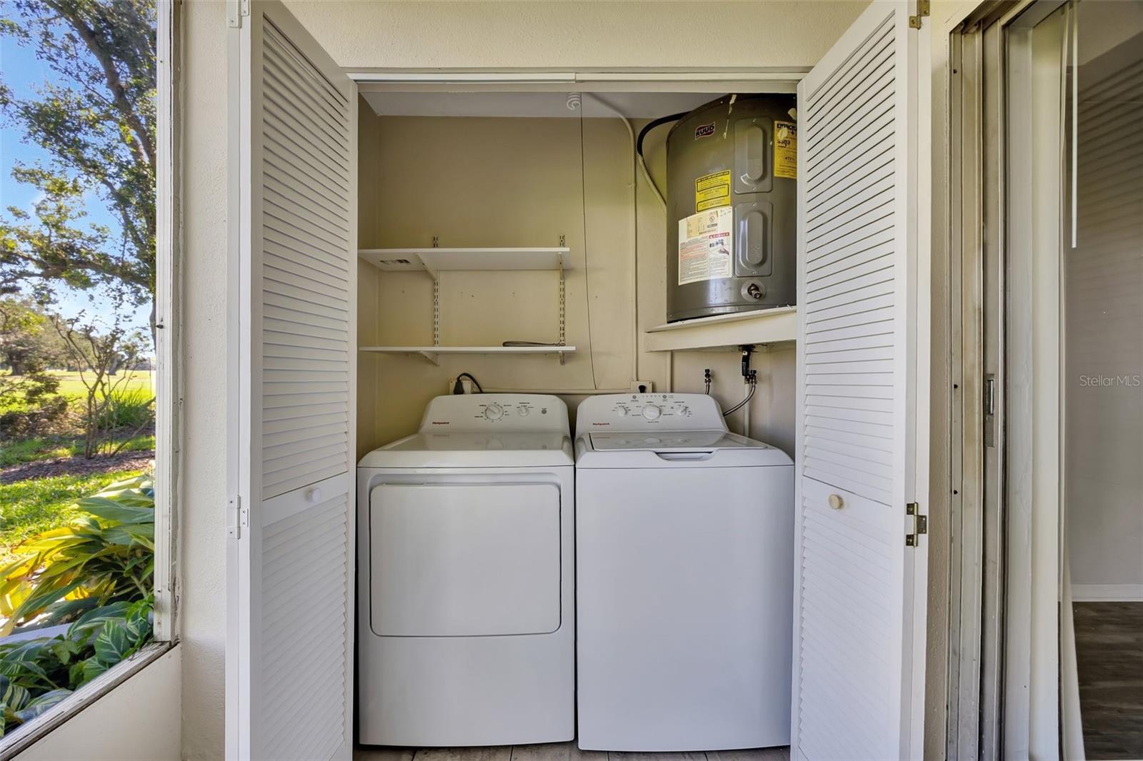 Washer and Dryer closet