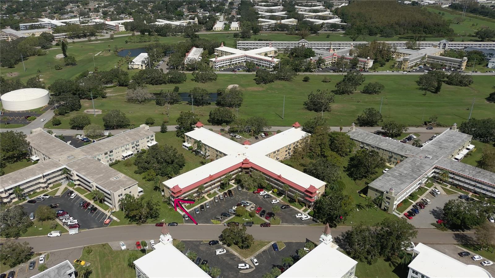 AERIAL VIEW OF BUILDING