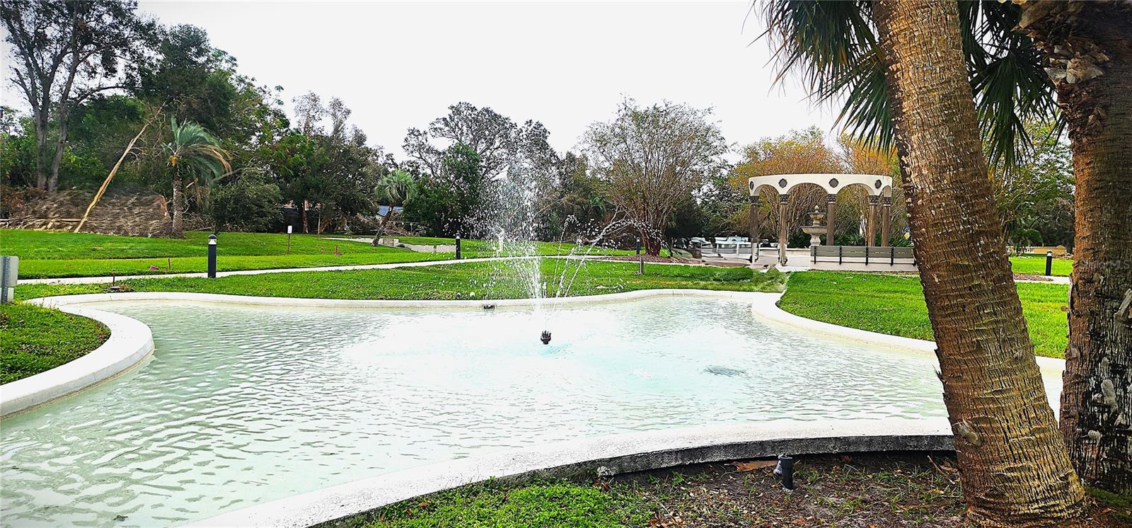 FOUNTAIN AT ENTRANCE