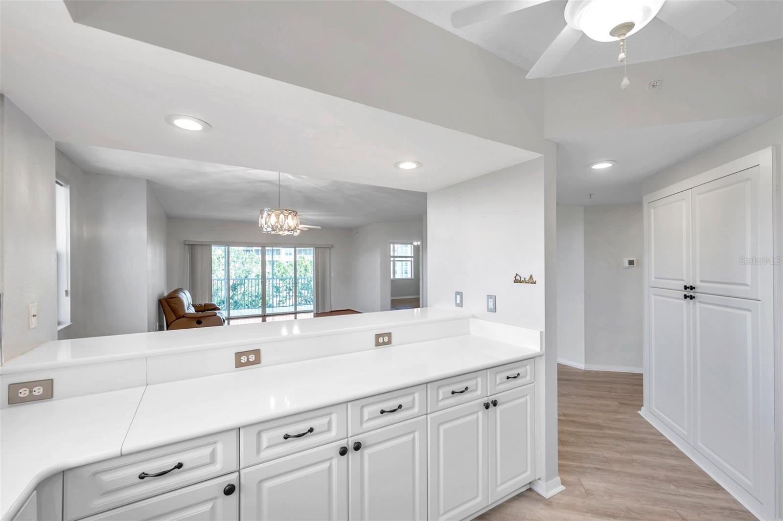 Beautifully updated kitchen with amazing views