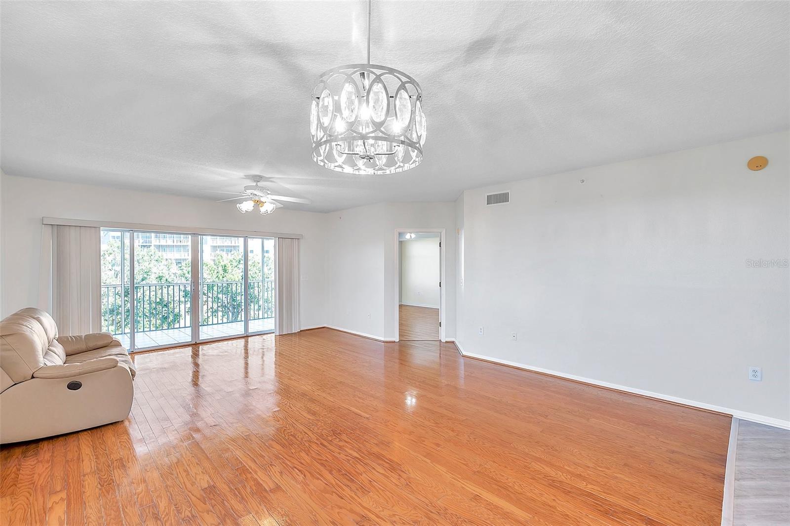 Open Concept Living/Dining Room.