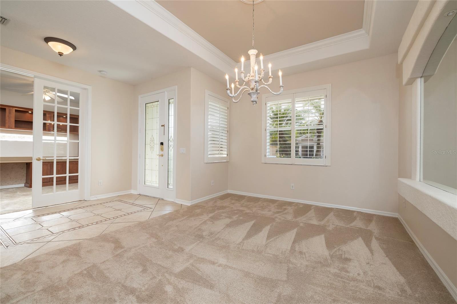 Formal Dining right inside the front door