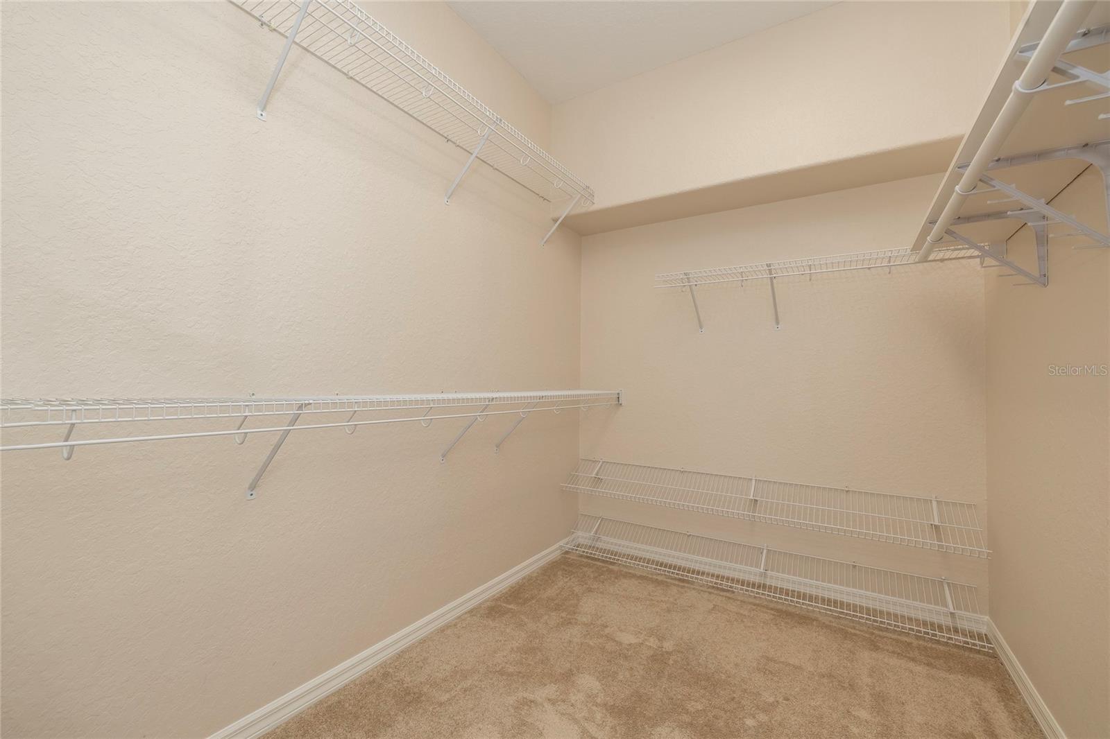 Walk-in Closet in Master Bathroom