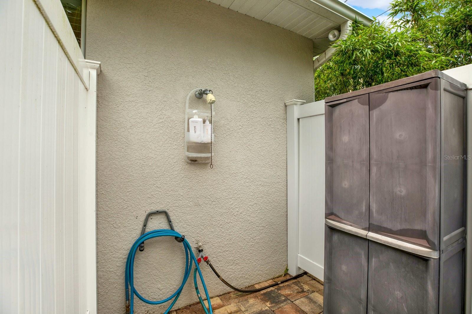 Outdoor shower