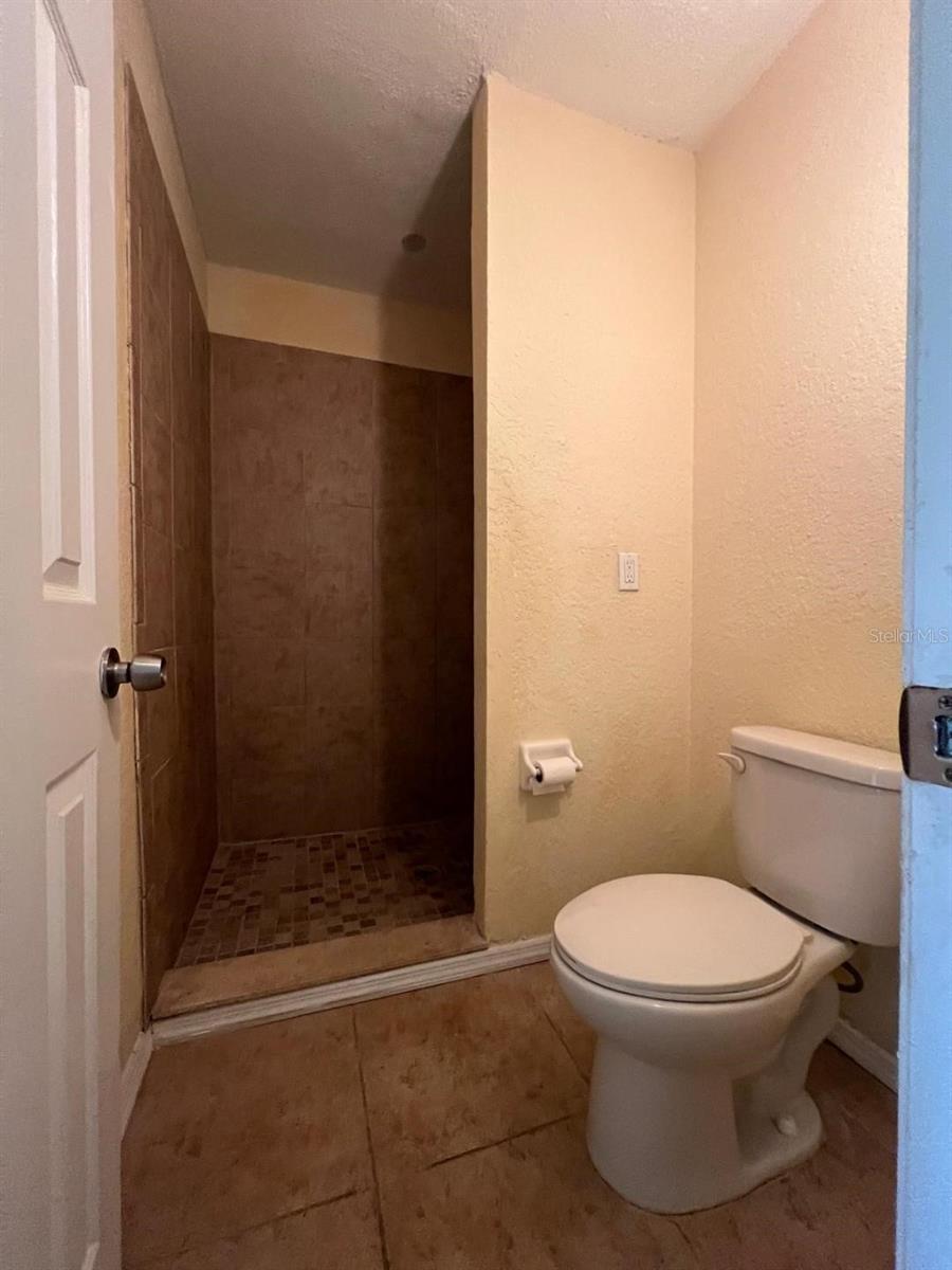 Walk in Shower in 2nd bathroom