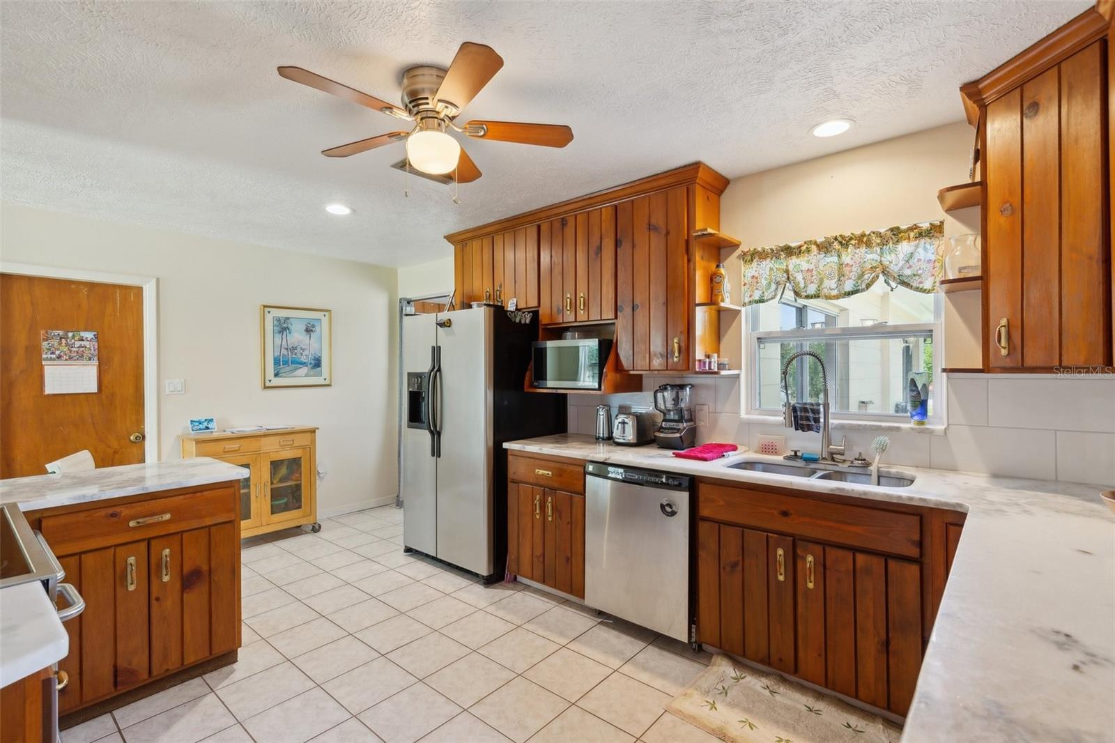 Kitchen with Stone Countertops