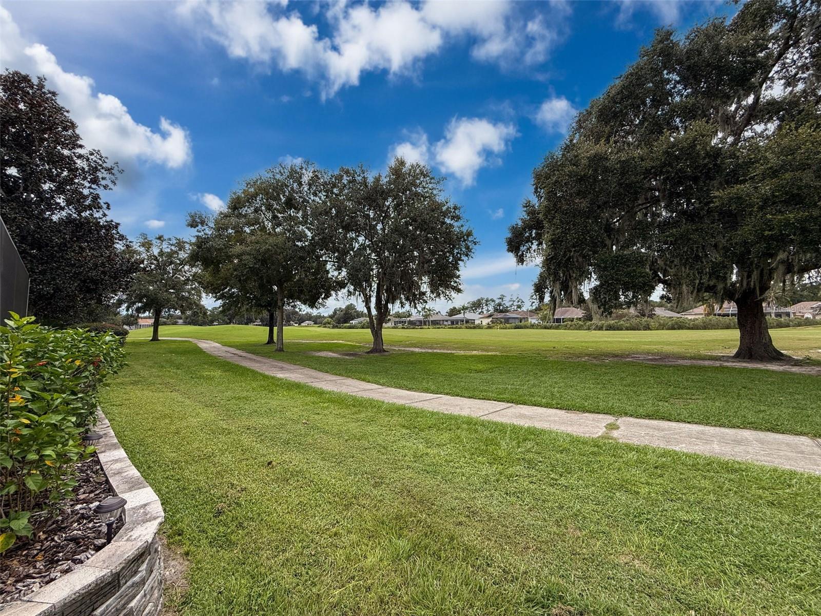 Backyard on Golf Course