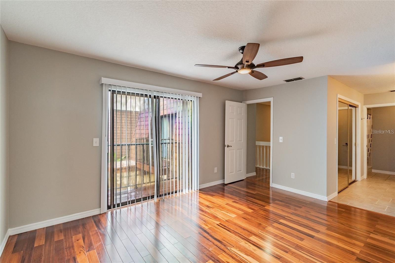 Primary Suite with Wood Floors