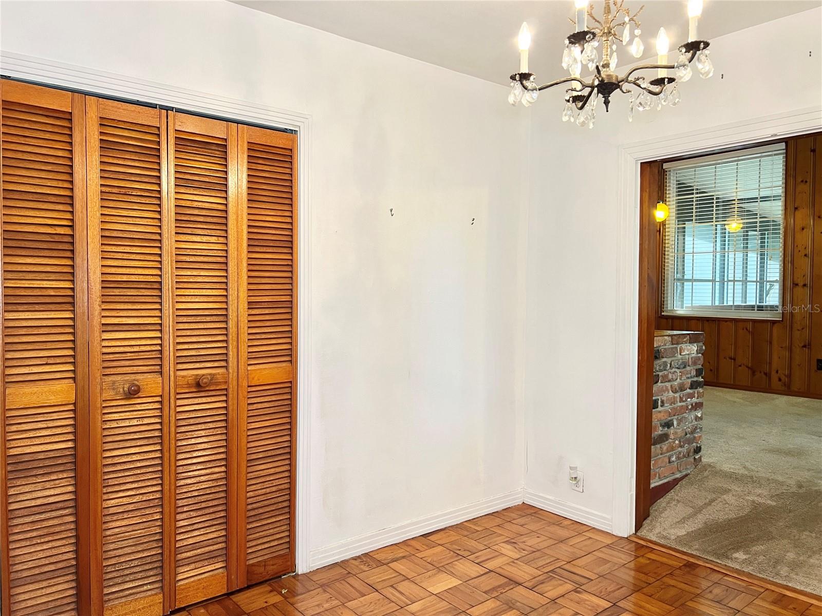 Dining Area - Double Closet