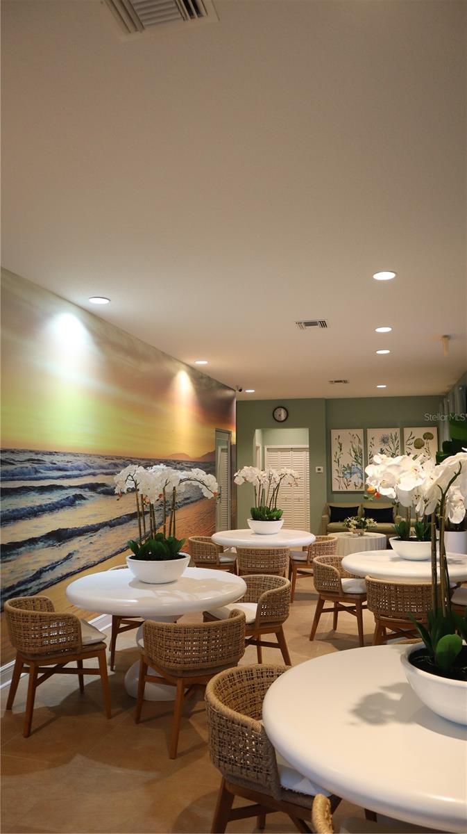 Club house lounge area