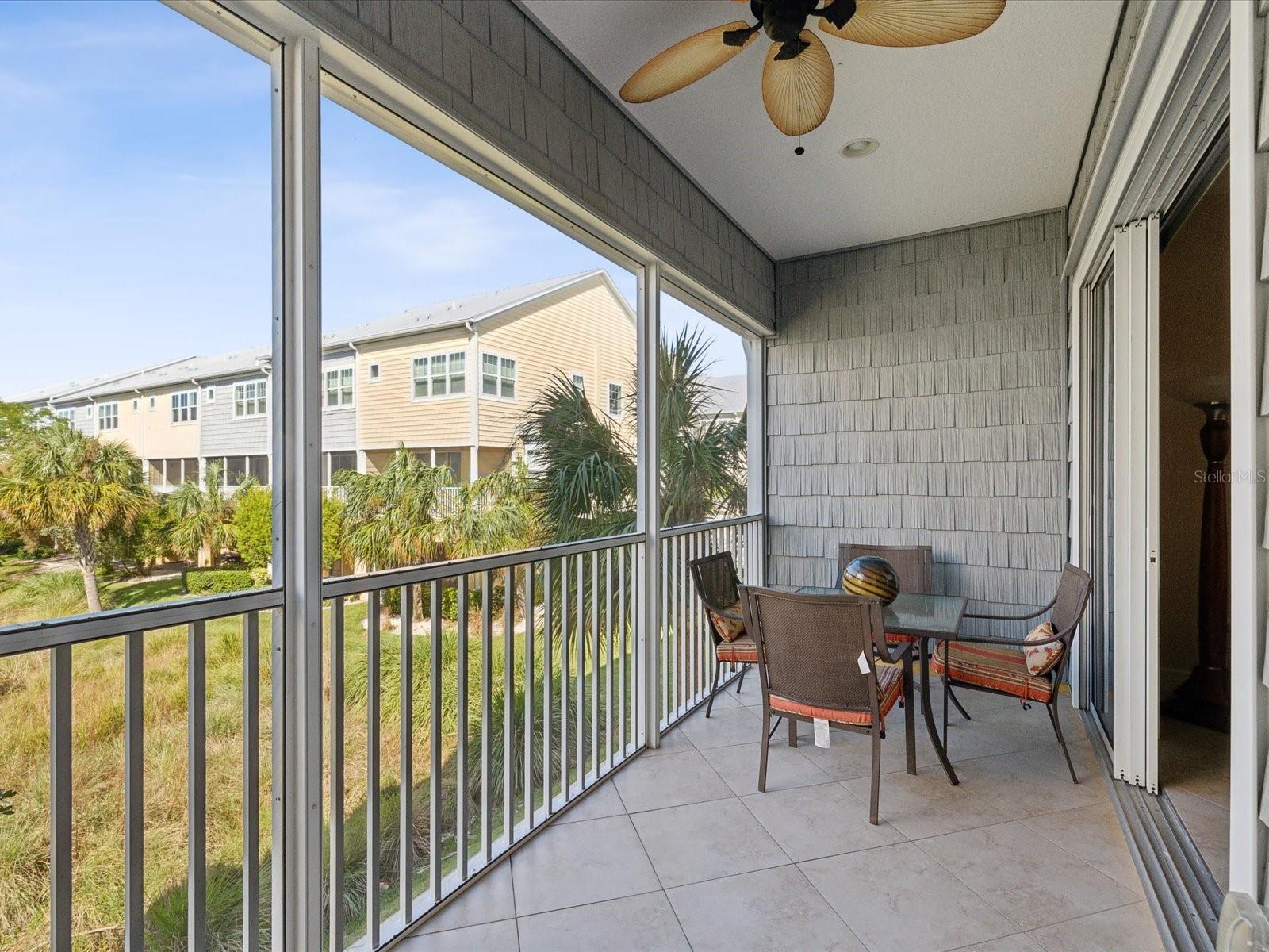 Screened balcony on the 2nd floor